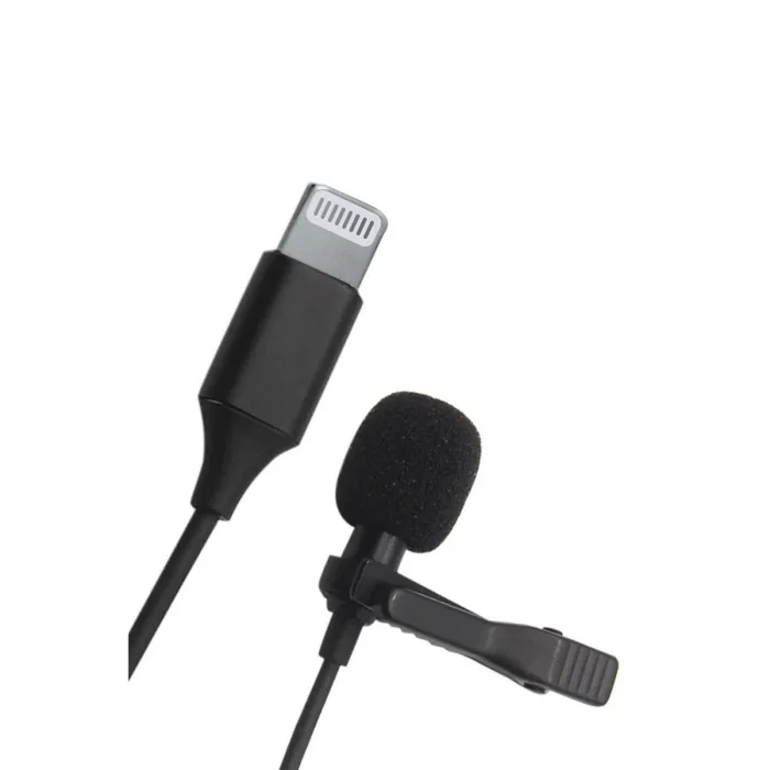 Lightning 2 Metre Double Mikrofon - Siyah