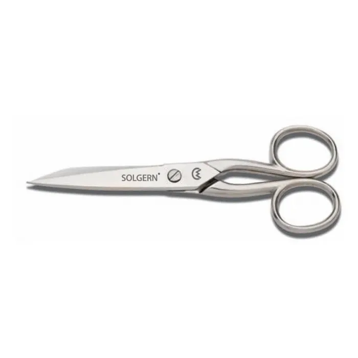 M-218 Sivri Uçlu İplik Temizleme Makası No: 5,5 İnç / 13,97 Cm - Nikel Kaplama