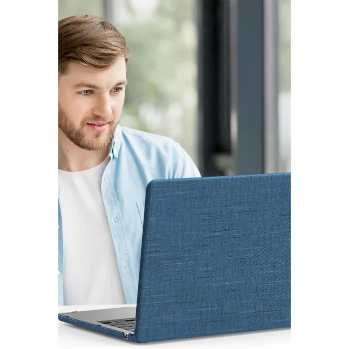 Macbook Air 15 2023 Macbook Kumaş Kapak - Lacivert