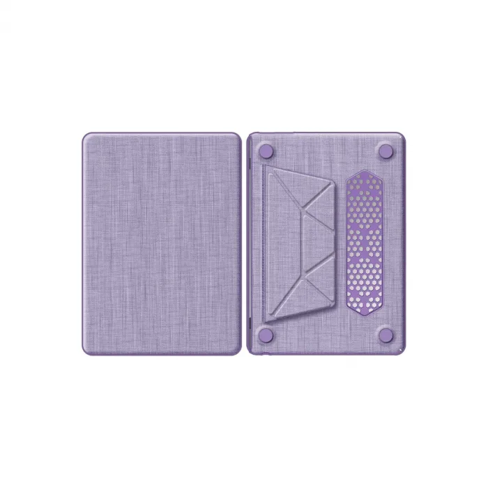 Macbook Air 15 2023 Macbook Kumaş Kapak - Mor