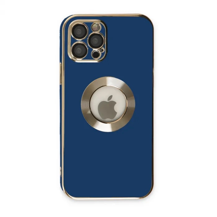 Newface Apple iPhone 12 Pro Kılıf Store Silikon - Mavi