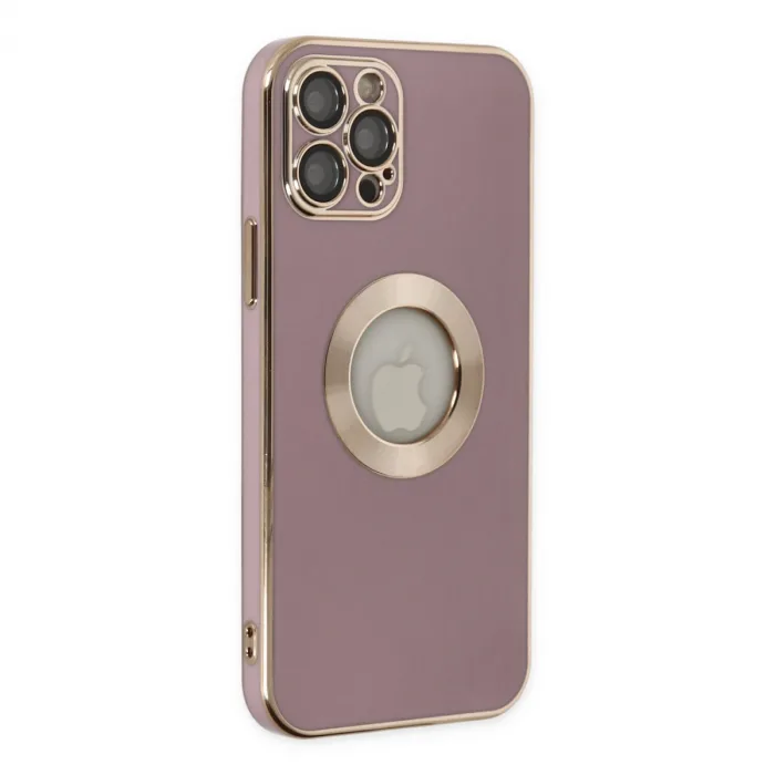 Newface Apple iPhone 12 Pro Kılıf Store Silikon - Mor
