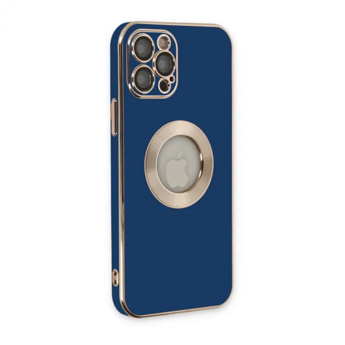 Newface Apple iPhone 12 Pro Max Kılıf Store Silikon - Mavi
