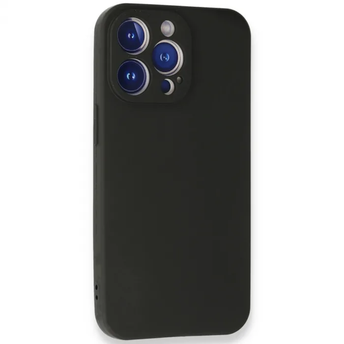 iPhone 13 Pro Kılıf First Silikon - Siyah