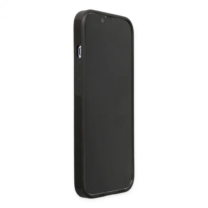 Newface Apple iPhone 13 Pro Kılıf Mega Standlı Silikon - Siyah