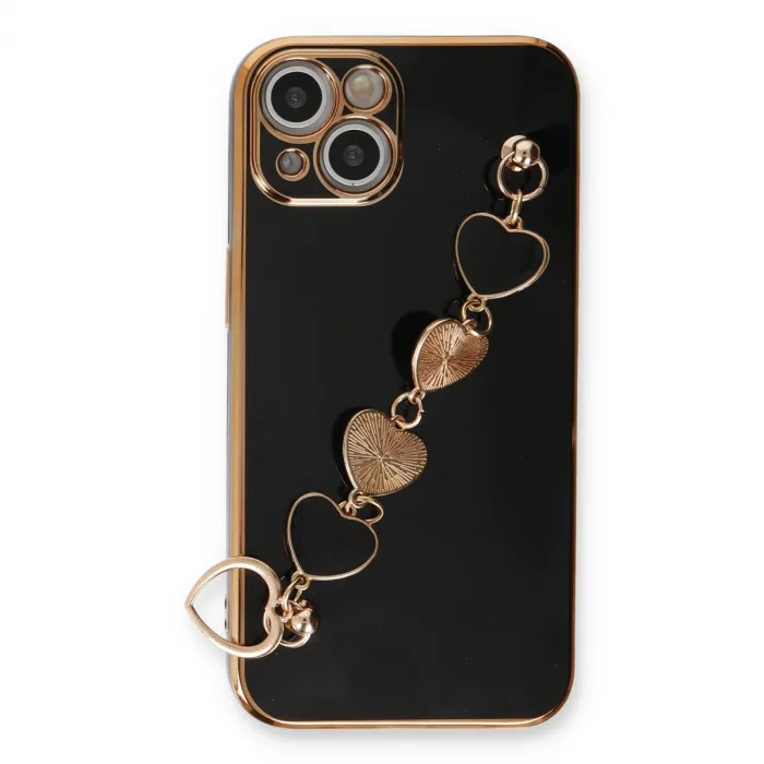 iPhone 14 Kılıf Esila Silikon - Siyah