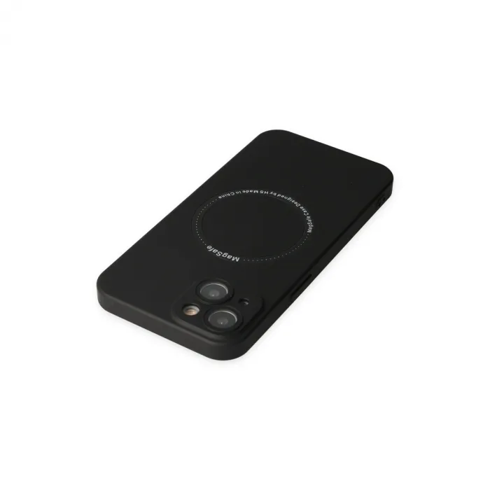 iPhone 14 Plus Kılıf Jack Magneticsafe Lens Silikon - Siyah