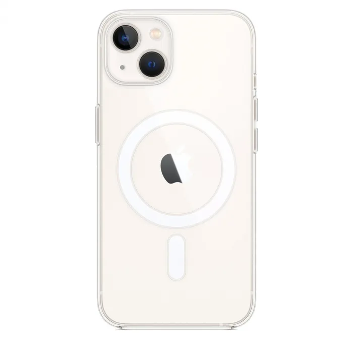 iPhone 15 Plus Kılıf Magneticsafe Şeffaf Silikon - Şeffaf