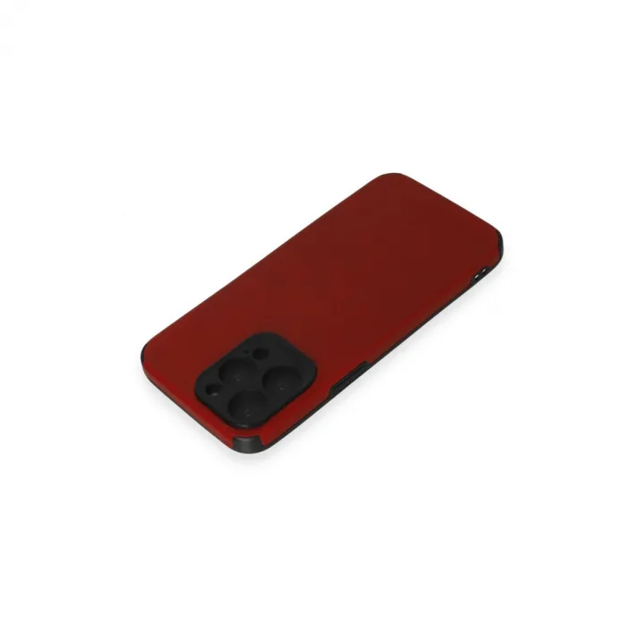 iPhone 15 Pro Kılıf Loop Deri Silikon - Kırmızı