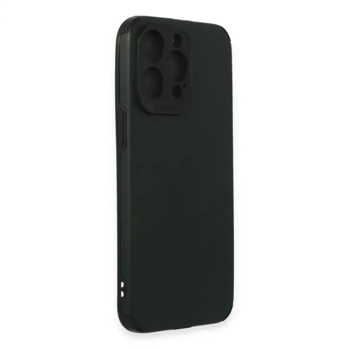 iPhone 15 Pro Max Kılıf Loop Deri Silikon - Yeşil