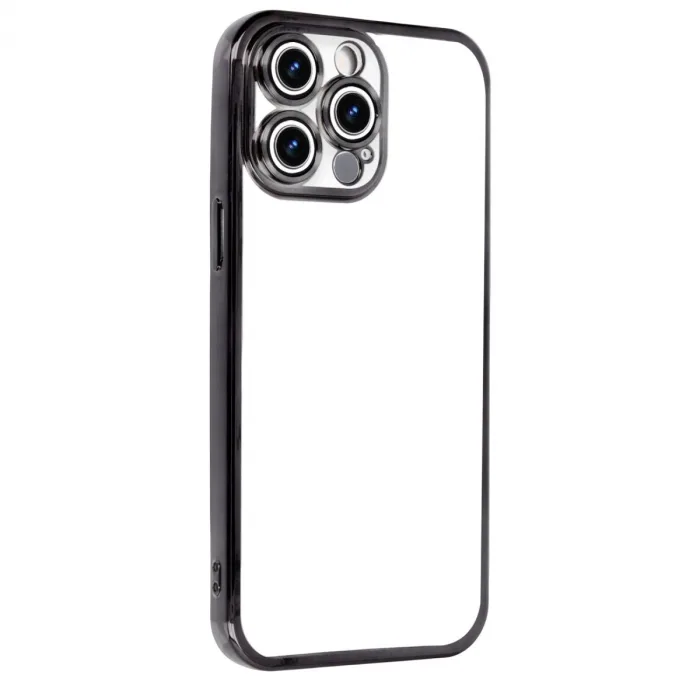 İphone 15 Pro Max Razer Lensli Silikon - Siyah