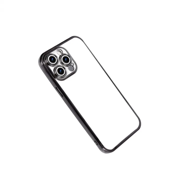 İphone 15 Pro Max Razer Lensli Silikon - Siyah