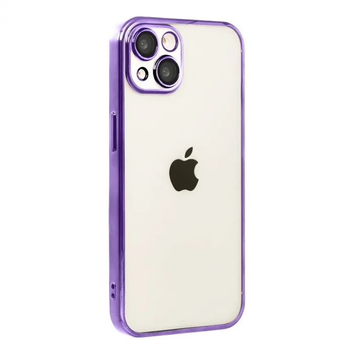 İphone 15 Razer Lensli Silikon - Mor