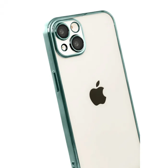 İphone 15 Razer Lensli Silikon - Yeşil