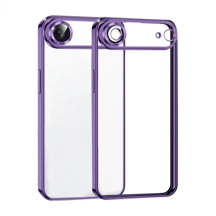 İphone 17 Air Razer Lensli Silikon - Mor