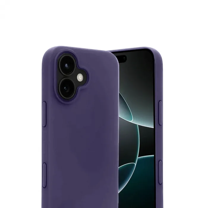İphone 17 First Silikon - Mürdüm