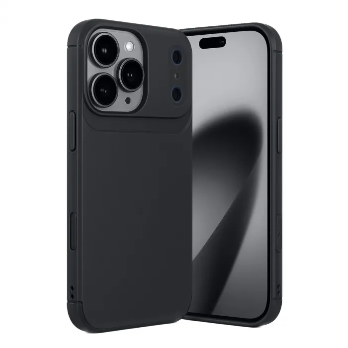 İphone 17 Pro Auto Focus Karbon Kapak - Siyah