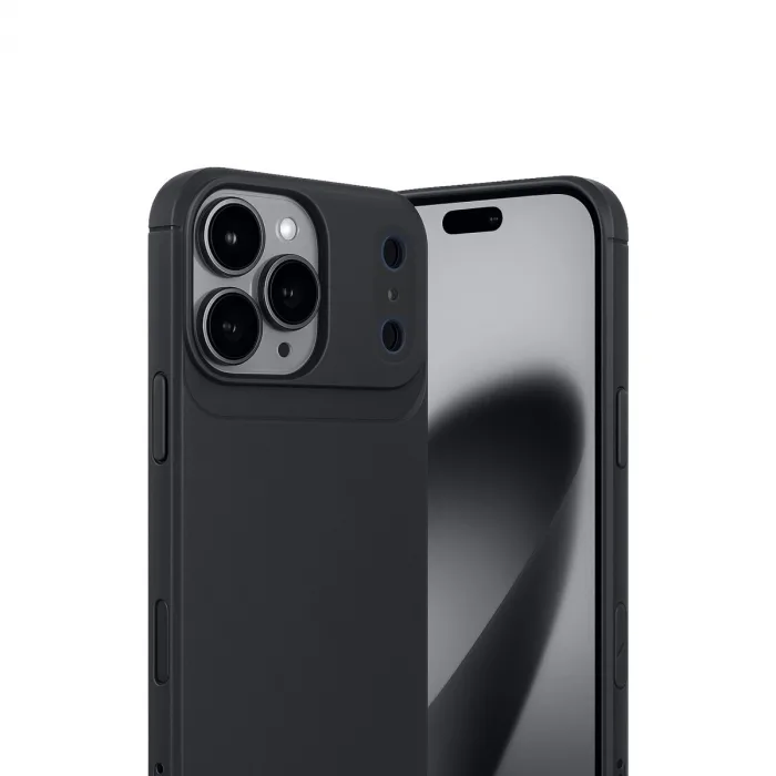İphone 17 Pro Auto Focus Karbon Kapak - Siyah
