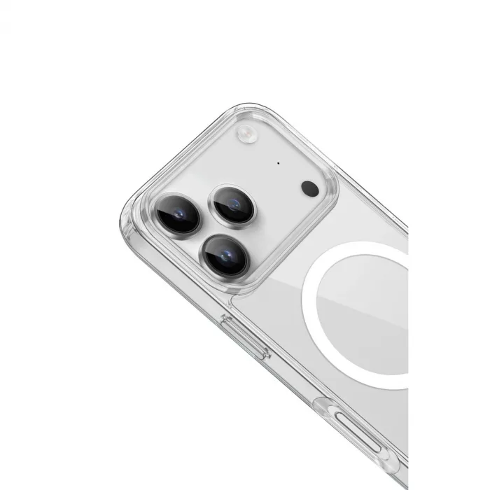 İphone 17 Pro Max Kılıf Pc Real Magsafe Kapak - Şeffaf