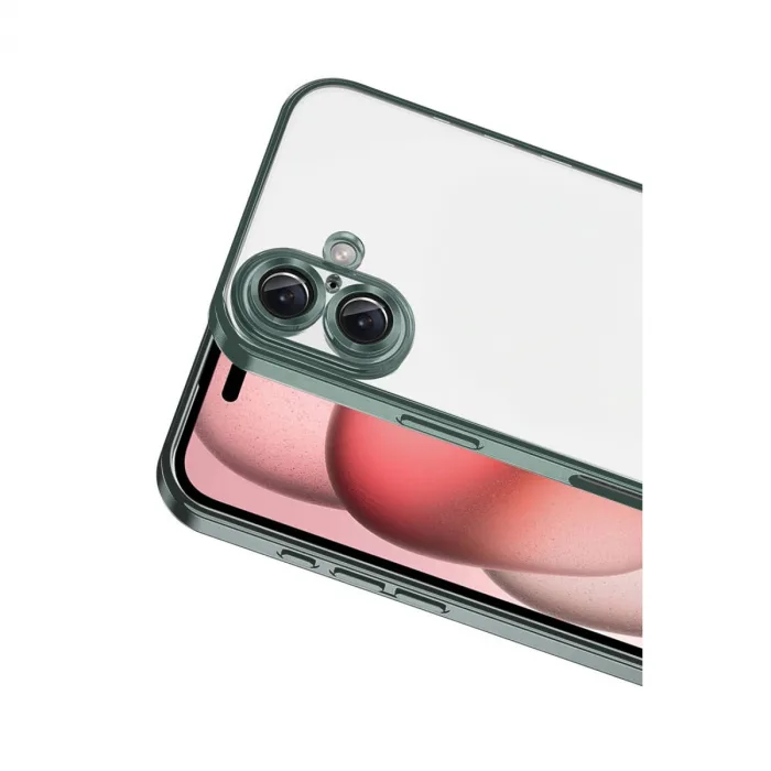 İphone 17 Razer Lensli Silikon - Yeşil