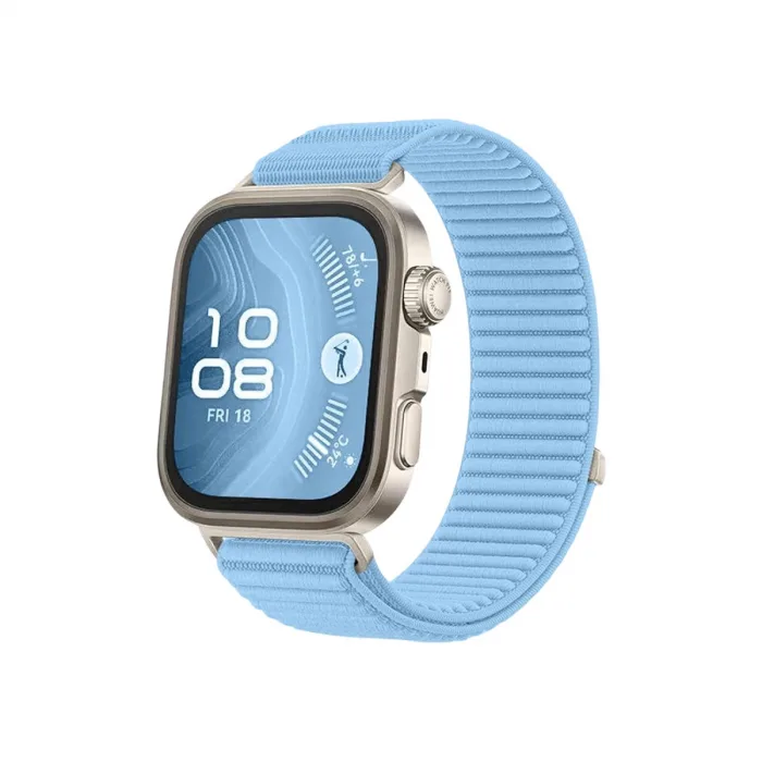 Huawei Fit 4 Braid Kordon - Açık Mavi