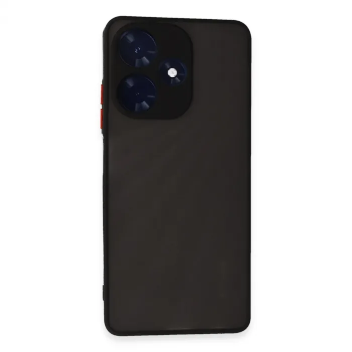 Newface İnfinix Hot 30 4g Kılıf Montreal Silikon Kapak - Siyah