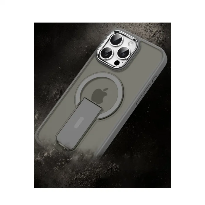 Newface İphone 14 Pro Tork Magsafe Standlı Kapak - Siyah