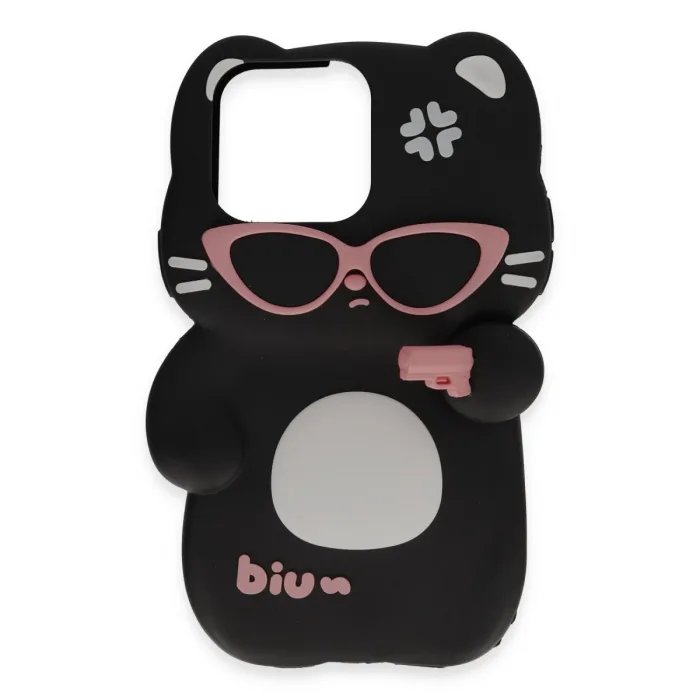 Newface İphone 15 Pro Max Kılıf Poky Karakter Silikon Kapak - Desen 1