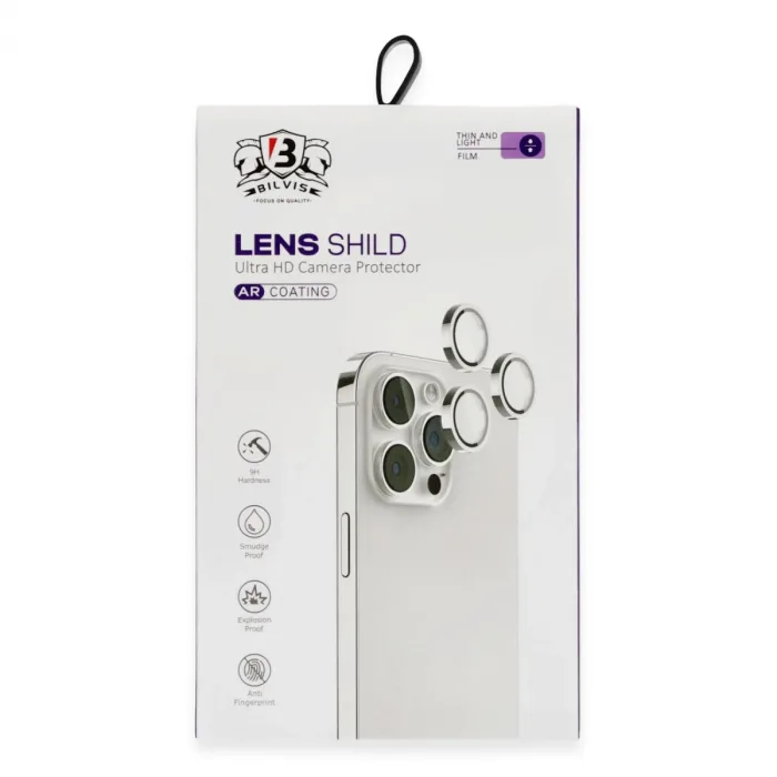 Newface İphone 16 Bilvis Titan Kamera Lens - Siyah