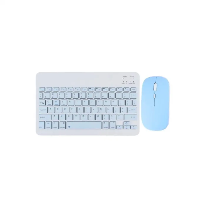 Kyb71 Kablosuz Klavye Mouse Set - Açık Mavi