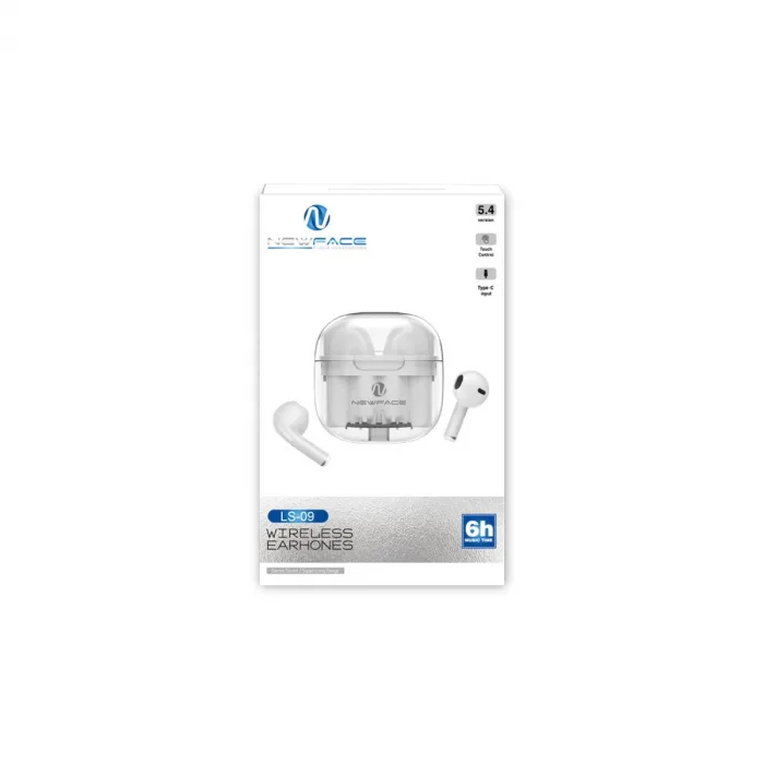 Newface Ls-09 Bluetooth 5.3 Tws Kablosuz Airpods Kulaklık - Mavi