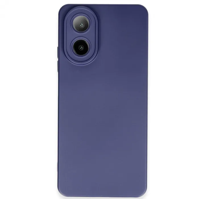 Newface Oppo A38 Kılıf Nano İçi Kadife Silikon - Lacivert