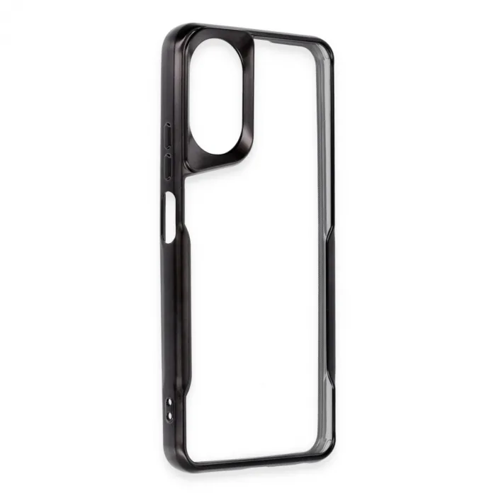 Newface Realme 12 Lite Kılıf Boyi Silikon Kapak - Siyah