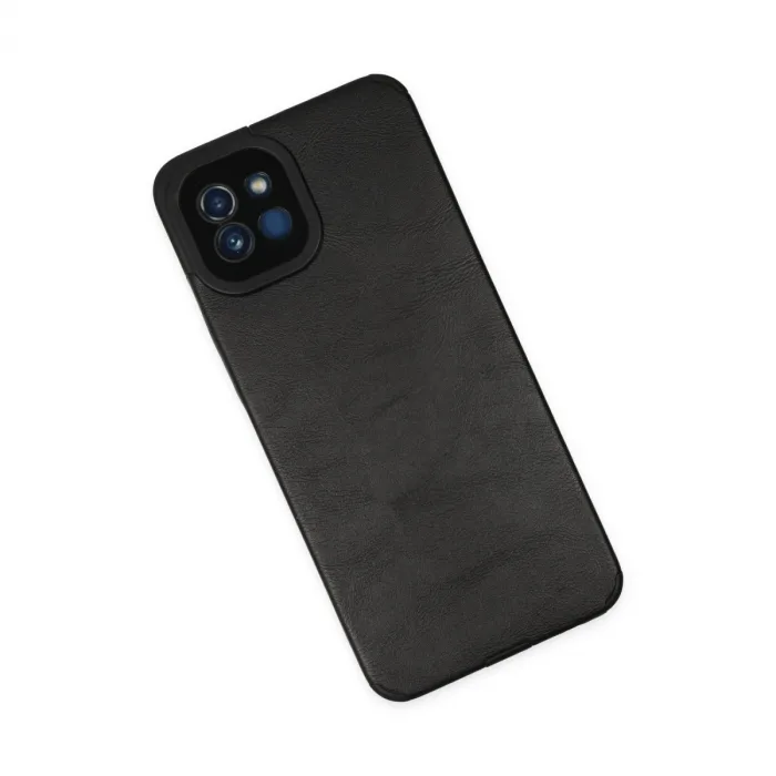 Samsung Galaxy A03 Kılıf Loop Deri Silikon - Siyah