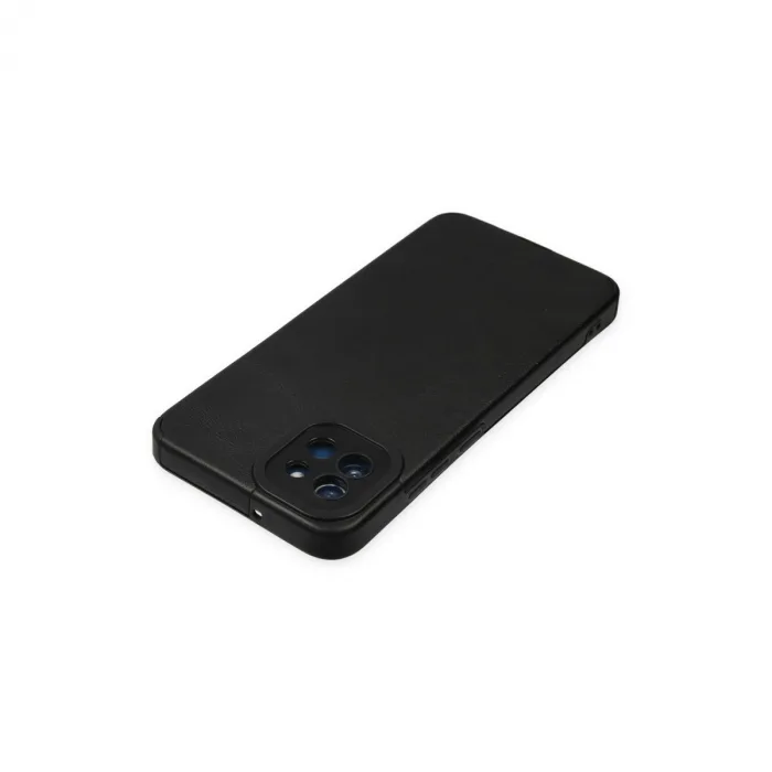 Samsung Galaxy A03 Kılıf Loop Deri Silikon - Siyah
