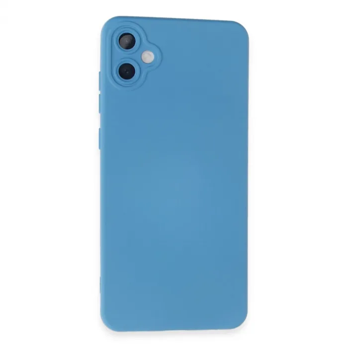 Newface Samsung Galaxy A05 Kılıf Nano İçi Kadife Silikon - Mavi