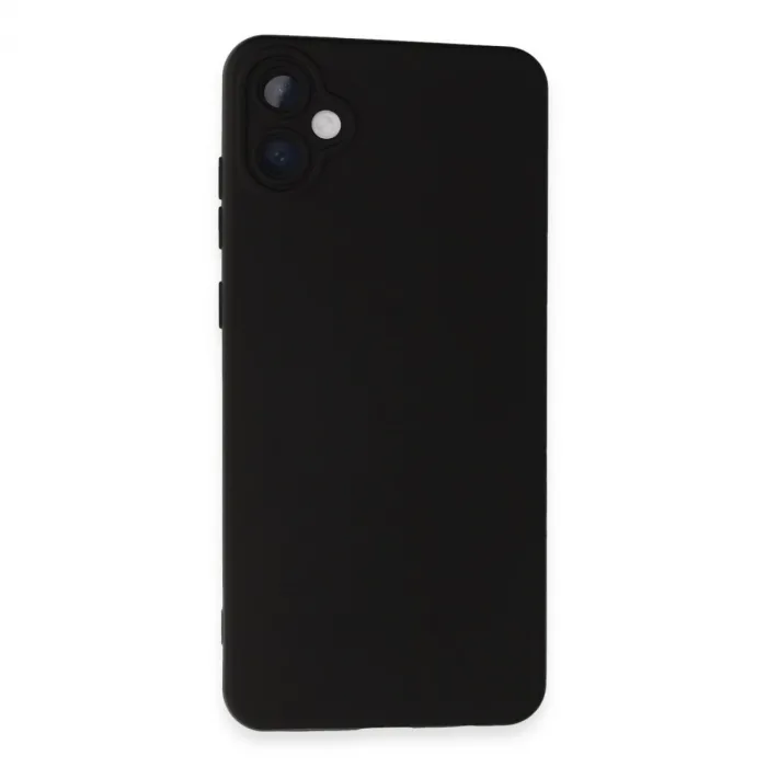 Newface Samsung Galaxy A05 Kılıf Nano İçi Kadife Silikon - Siyah