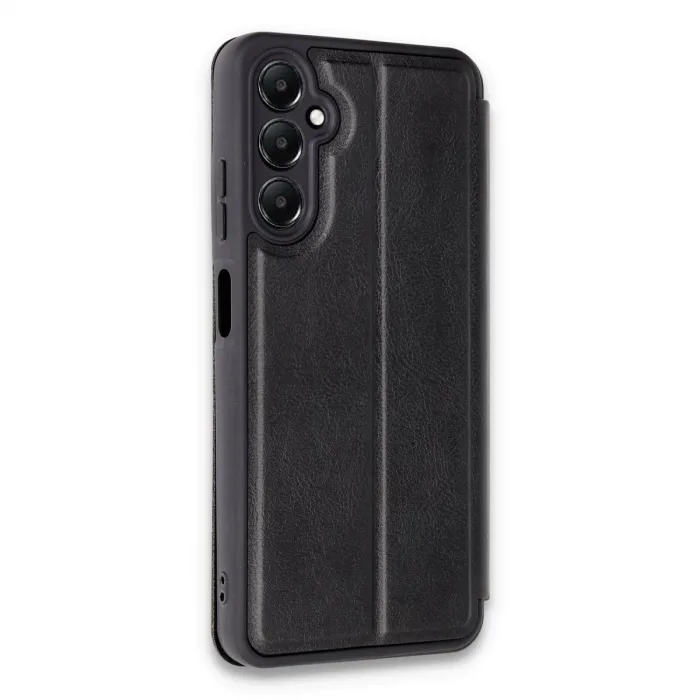Newface Samsung Galaxy A05s Kılıf Flip Cover - Siyah