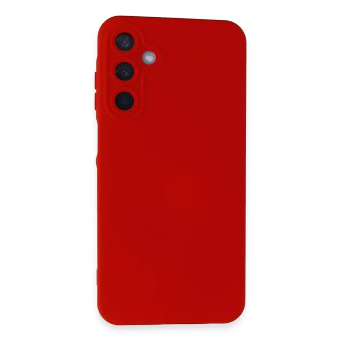 Newface Samsung Galaxy A05s Kılıf Nano İçi Kadife Silikon - Kırmızı