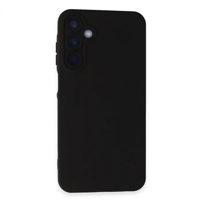 Newface Samsung Galaxy A05s Kılıf Nano İçi Kadife Silikon - Siyah