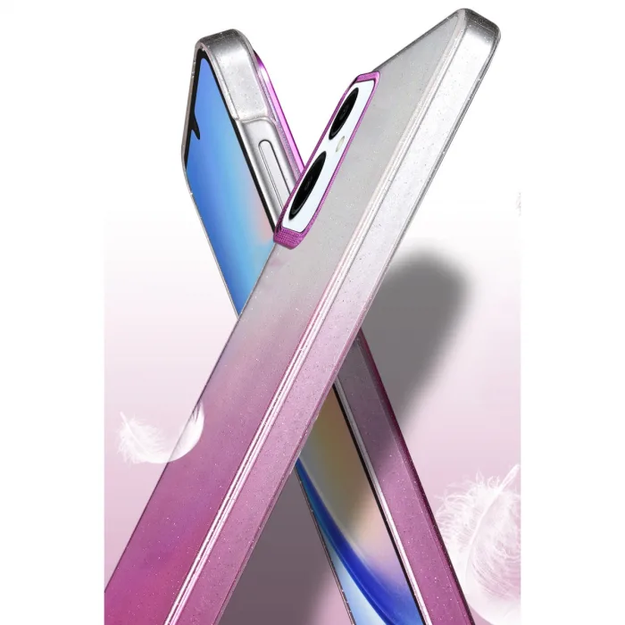 Samsung Galaxy A06 Glossy Kapak - Pembe