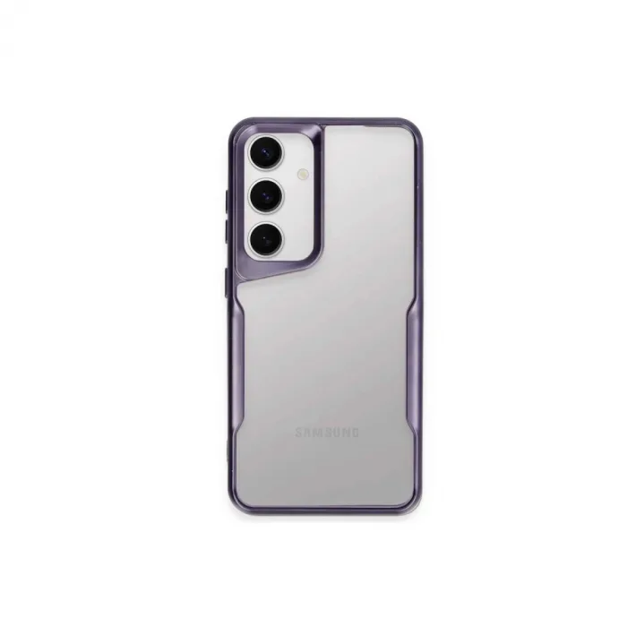 Newface Samsung Galaxy A15 4g Kılıf Boyi Silikon Kapak - Derin Mor