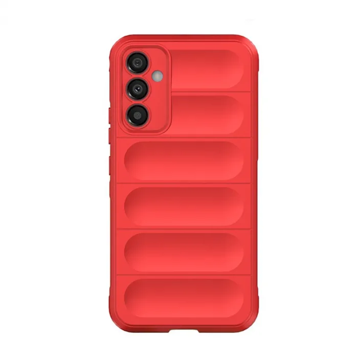 Newface Samsung Galaxy A15 4g Kılıf Optimum Silikon - Kırmızı