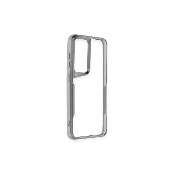 Newface Samsung Galaxy A35 5g Kılıf Boyi Silikon Kapak - Gümüş