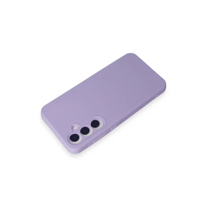 Newface Samsung Galaxy A55 5g Kılıf Nano İçi Kadife Silikon - Lila