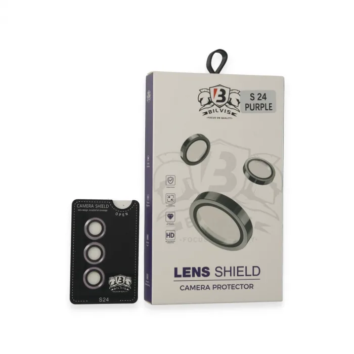 Newface Samsung Galaxy S24 Bilvis Titan Kamera Lens - Derin Mor