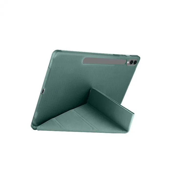 Newface Samsung Galaxy X610 Tab S9 Fe Plus 12.4 Kılıf Kalemlikli Mars Tablet Kılıfı - Koyu Yeşil