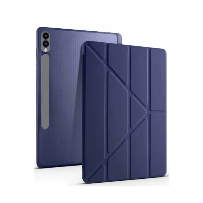 Newface Samsung Galaxy X610 Tab S9 Fe Plus 12.4 Kılıf Kalemlikli Mars Tablet Kılıfı - Lacivert