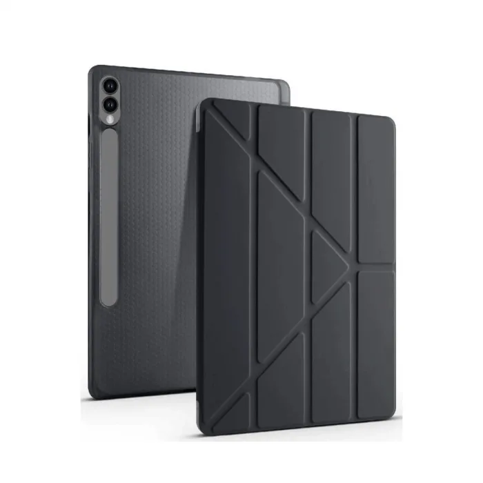 Newface Samsung Galaxy X610 Tab S9 Fe Plus 12.4 Kılıf Kalemlikli Mars Tablet Kılıfı - Siyah