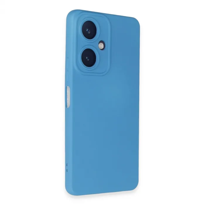 Newface Vivo Y27 Kılıf Nano İçi Kadife Silikon - Mavi